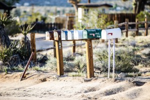 Typical mail boxes