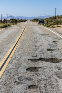 Potholes in the Mojave National preserve